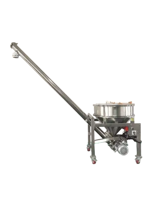 威海螺旋上料機(jī)-化工食品行業(yè)高效螺旋提升機(jī)自動化輸送解決方案