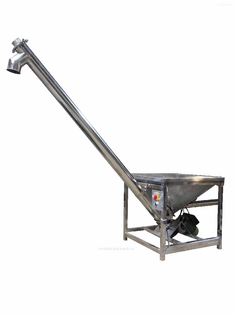 防城港螺旋上料機廠家定制-化工食品行業高效輸送解決方案-螺旋提升機智能聯動